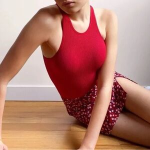 Sunday Best Red Body Suit Contour